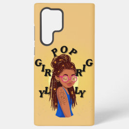 Meisjesachtige pop locs telefoonhoesje samsung galaxy hoesje