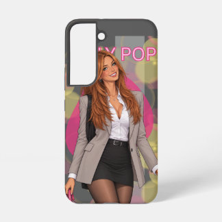 Meisjesachtige Pop Mode Grijze Hoesje voor Telefoo Samsung Galaxy Hoesje