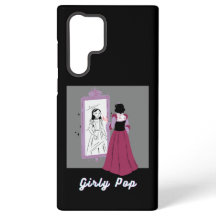 Meisjesachtige pop telefoonhoes