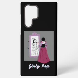 Meisjesachtige pop telefoonhoes samsung galaxy hoesje