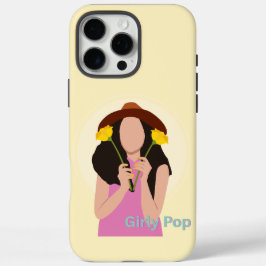 Meisjesachtige pop telefoonhoesje iPhone 16 pro max hoesje