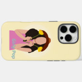 Meisjesachtige pop telefoonhoesje Case-Mate iPhone case (Achterkant (horizontaal))