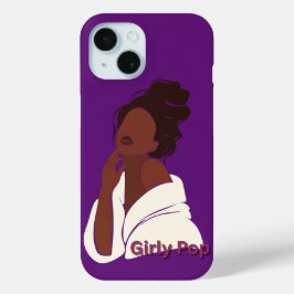 Meisjesachtige pop telefoonhoesje iPhone 15 case