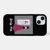Meisjesachtige pop telefoonhoesje iPhone 15 case (Achterkant horizontaal)