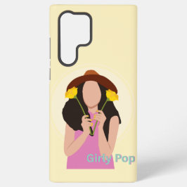 Meisjesachtige pop telefoonhoesje samsung galaxy hoesje