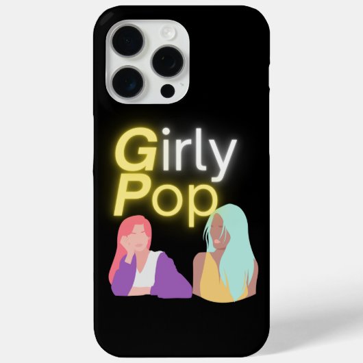 Meisjesachtige poptelefoon Case-Mate iPhone case (Achterkant)