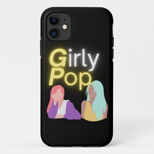 Meisjesachtige poptelefoon  Case-Mate iPhone case (Achterkant)