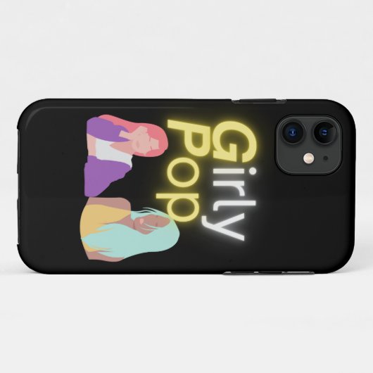 Meisjesachtige poptelefoon Case-Mate iPhone case (Achterkant (horizontaal))