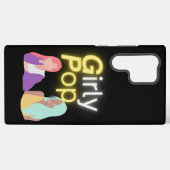 Meisjesachtige poptelefoon samsung galaxy hoesje (Achterkant horizontaal)