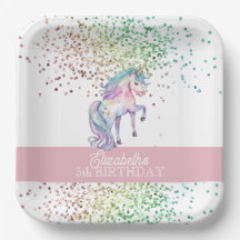 Meisjesachtige Regenboog Glitters Magische Eenhoor