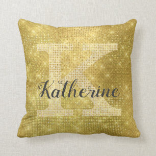 Meisjesachtige rijke gouden glitter glam schittere kussen