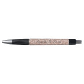 Meisjesachtige Roze Glitter Pen (Voorkant)