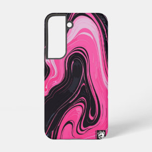 Meisjesachtige Roze Marmer Samsung Galaxy Hoesje
