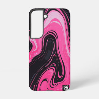 Meisjesachtige Roze Marmer Samsung Galaxy Hoesje