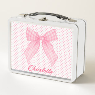 Meisjesachtige Roze Stippen Waterverf Roze Gingham