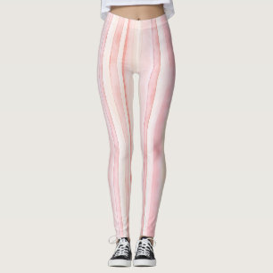 Meisjesachtige Roze Strepen Leggings