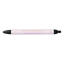 Meisjesachtige script quote gemonogrammeerde pen s