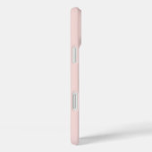 Meisjesachtige stijl Misty Rose Monogram Letter Case-Mate iPhone Case (Achterkant / Rechts)