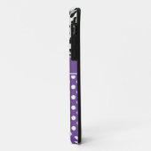 Meisjesachtige stippen en dierenprint monogram  Ca Case-Mate iPhone Case (Achterkant/links)