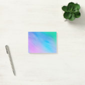 Meisjesachtige zachte regenbooghemel post-it® notes (Kantoor)