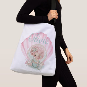 Meisjesachtige Zeemeermin Schelpen Liefhebbers Naa Crossbody Tas