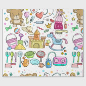 Meisjesartikelen — Verpakkingspapier Cadeaupapier (Vlak)