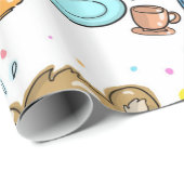 Meisjesartikelen — Verpakkingspapier Cadeaupapier (Rol Hoek)