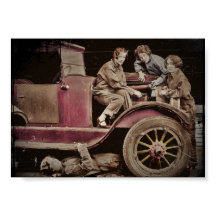 Meisjesautomatische mechanica van 1920