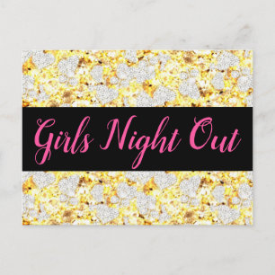 MEISJESAVOND BRIEFKAART