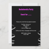 Meisjesavond Roze Martini Kaart (Achterkant)