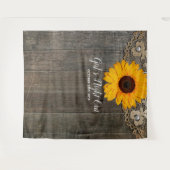 Meisjesavond Rustic Zonnebloem Fotohokje Prop Wandkleed (Voorkant (horizontaal))