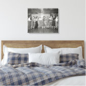 Meisjesavondje uit, 1938 canvas afdruk (Insitu (Slaapkamer))