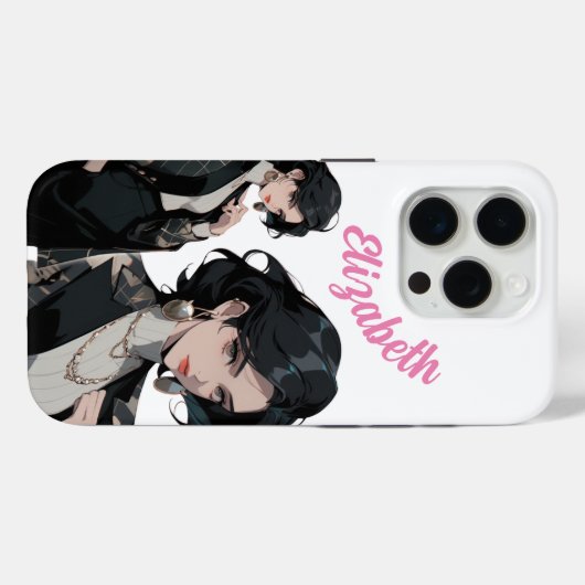 Meisjesbaas Case-Mate iPhone Case (Achterkant (horizontaal))