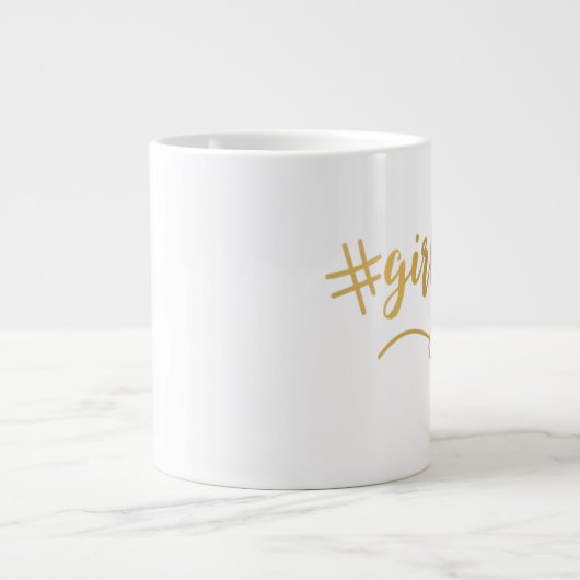 #meisjesbaas Koffee Mok met hart (Voorkant)