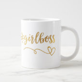 #meisjesbaas Koffee Mok met hart (Rechts)