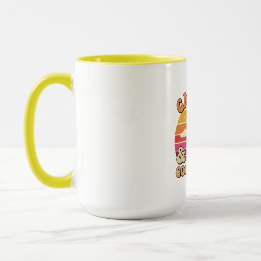 Meisjesbaas mok koffie & chaos coördinator beker. (Links)