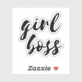 Meisjesbaas Sticker (Vel)