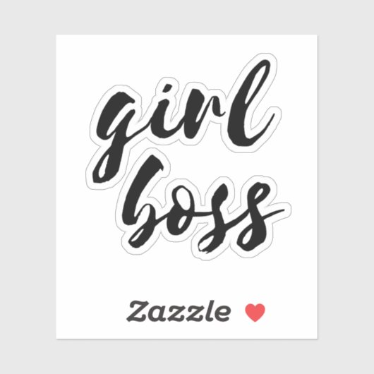 Meisjesbaas Sticker (Vel)