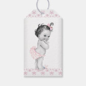 MeisjesBaby shower Cadeaulabel (Voorkant)