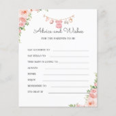 Meisjesbabykleren Shower Advies en Wensen (Voorkant)