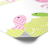 Meisjesbadkamer kunstposter was uw handen poster (Hoek)