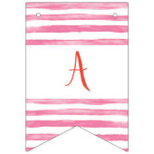 Meisjesballon met de eerste verjaardag vlaggetjes (Tweede vlag)