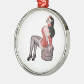 Meisjesbanden opknappen metalen ornament (Links)