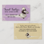  meisjesbankettaart bakkerij visitekaartje (Voorkant / Achterkant)