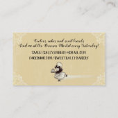  meisjesbankettaart bakkerij visitekaartje (Achterkant)