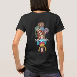 Meisjesbende-energie grafisch T-shirt