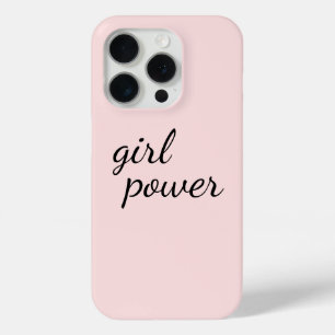 Meisjesbende Meisjeskracht Modern Feminisme Roze B iPhone 15 Pro Case