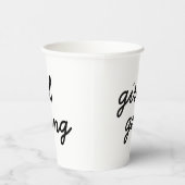 meisjesbende schattig modern feministisch meidengr papieren bekers (Rechts)