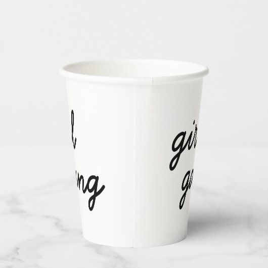 meisjesbende schattig modern feministisch meidengr papieren bekers (Rechts)