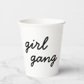 meisjesbende schattig modern feministisch meidengr papieren bekers (Voorkant)